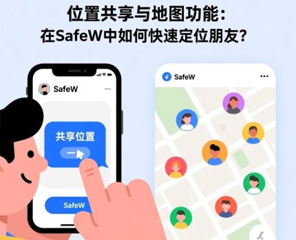 位置共享与地图功能：在SafeW中如何快速定位朋友？