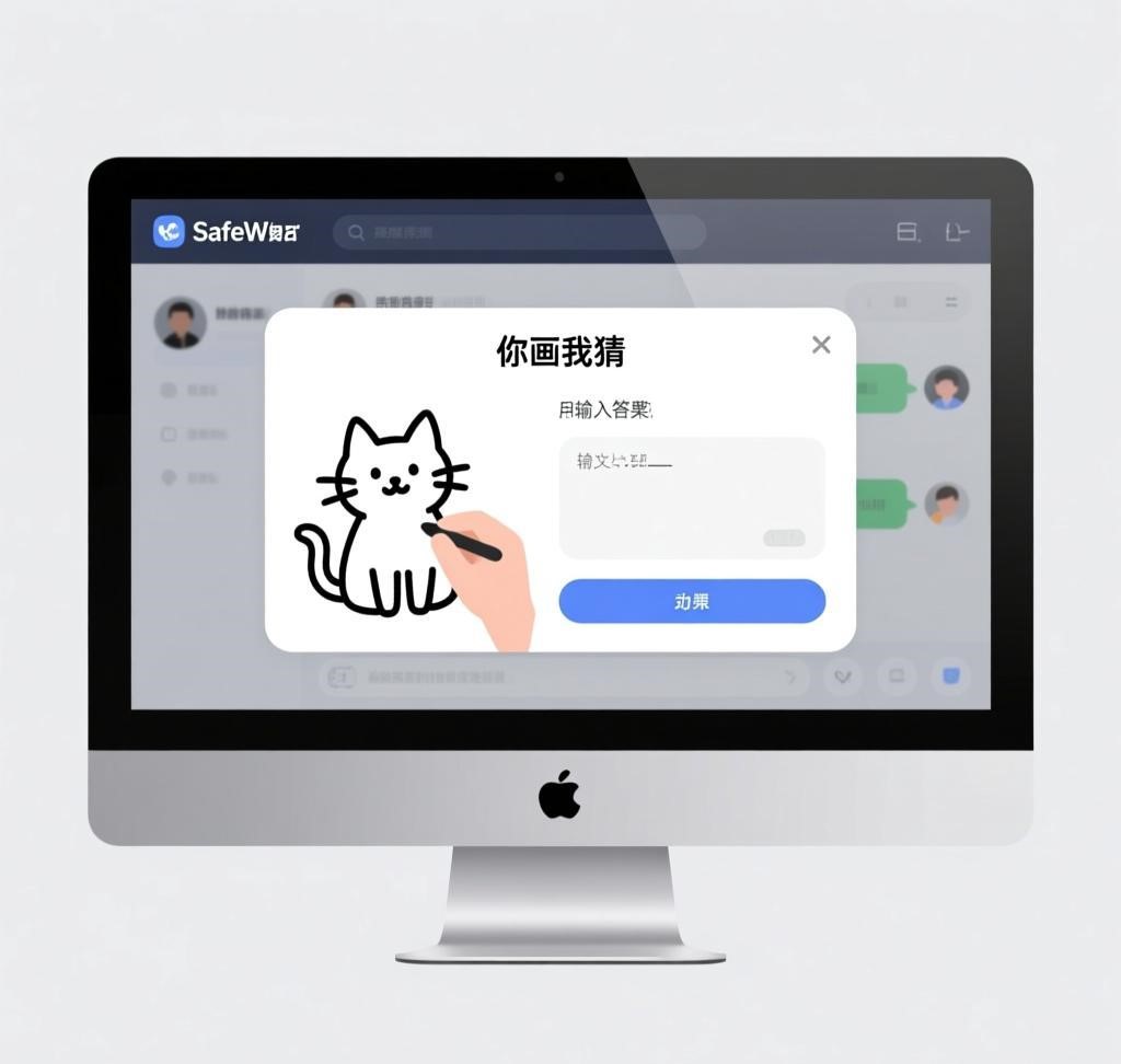 如何用SafeW聊天软件玩“你画我猜”？