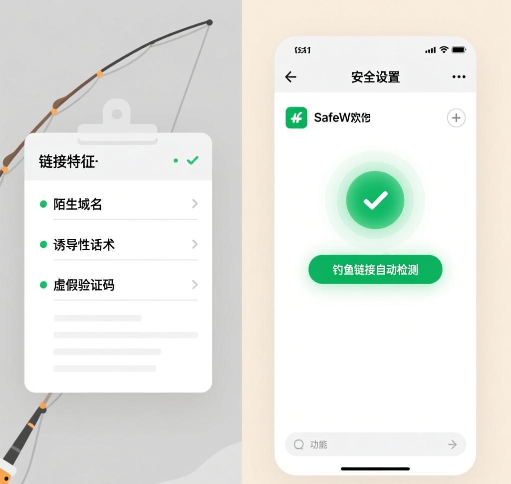 如何识别钓鱼链接？SafeW聊天软件安全提示
