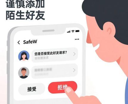 陌生好友请求：如何安全处理？SafeW聊天软件安全指南